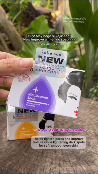 New & Improve Kojie.san Soap✨🧼 #kojiesan #kojiesansoap #HugotSaShopee #FreeCoinsInShopeeVideo #kojiesoap #kojicplusniacinamide #newkojiesan #fyp