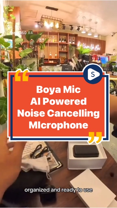 #boyamic #boyamicrophone #wirelessmic #aipowered #mini #noisecancelling #FreeCoinsInShopeeVideo