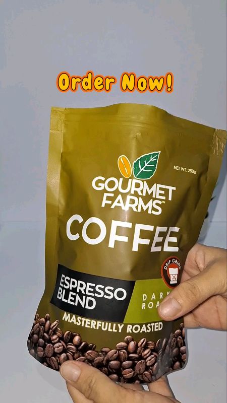Gourmet Farms Ground Coffee Espresso Blend #groundcoffee #coffee #espresso #MasMuraSaShopee #FreeCoinsInShopeeVideo