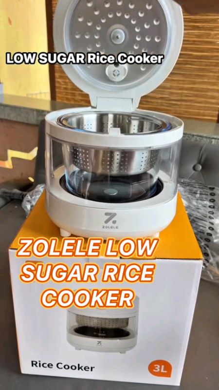 zolele low sugar rice cooker #zolele #ricecooker #zolelericecooker #easytouse #highquality #foryoupage #FreeCoinsInShopeeVideo #MasMuraSaShopee
