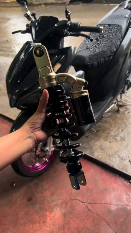 325mm Rear Shock Absorbers Adjustable for Mio Click Beat & Sym ultra Durable ...#HugotSaShopee#FreeCoinsInShopeeVideo#MasMuraSaShopee#cnc#trending