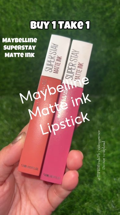 Buy 1 Take 1 #maybellinesuperbrandday #maybelline #maybellinebuy1take1 #superstaymatteink #Buy1take1lipstick #MasMuraSaShopee #FreeCoinsInShopeeVideo