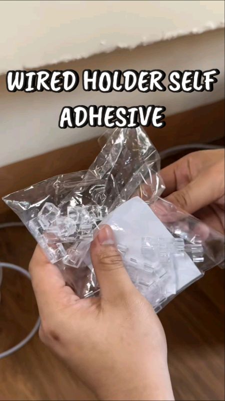 20Pcs/Pack Self-Adhesive Plastic Wired Cord #cordholder #MasMuraSaShopee#trending #fyp #viral #foryou#FreeCoinsInShopeeVideo #ShopeePHPaydaySale