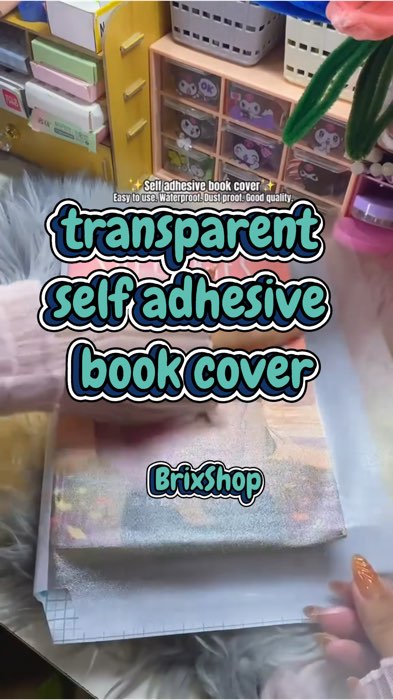 transparent self adhesive book cover #MasMuraSaShopee #FreeCoinsInShopeeVideo
