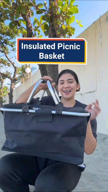 Folding Picnic Camping Insulated Bag #insulatedbag #campingbag #picnicbag #foldingbasket #campingbasket #picnicbasket #basket #foodbasket #foodstorage