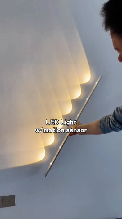 Motion Sensor Led Light Magnetic Kitchen Light Cat Eye Cabinet Lamp Rechargeable #ledlight #magneticlight #light #lamp #MasMuraSaShopee #fyp #LED