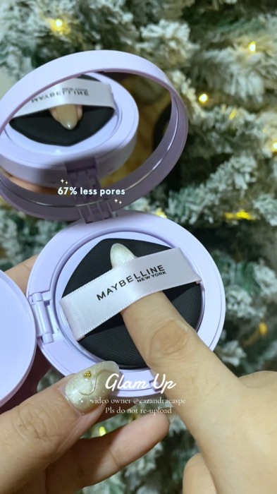 ￼Maybelline Super Stay Baby Matte Cushion Foundation - 24H Pore Blurring Matte, Oil Control, Smooth #maybelline #babymattecushion #foundation #fyp