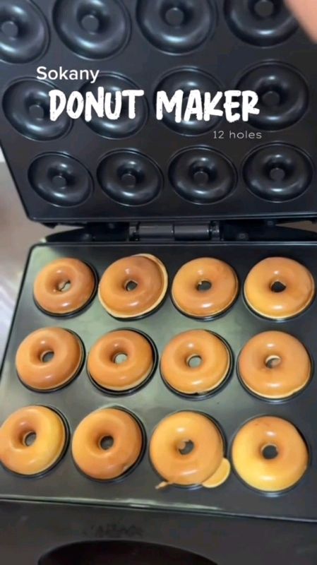 non stick donut maker machine #HugotSaShopee #MasMuraSaShopee #FreeCoinsInShopeeVideo