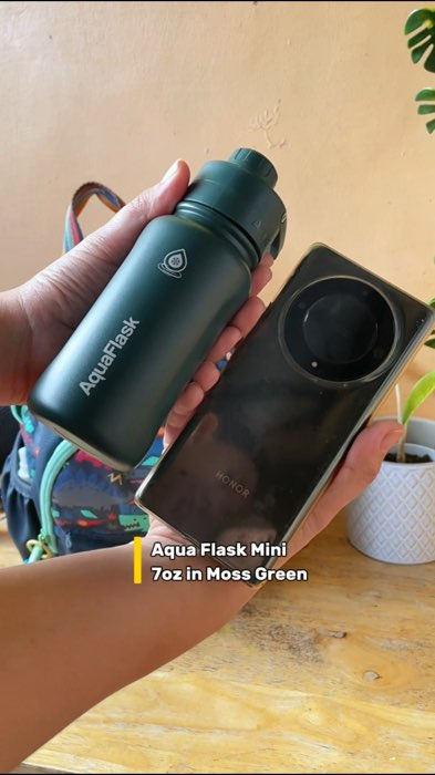 Aqua Flask Mini 7oz in Moss Green #aquaflask #aquaflaskmini #tumbler #minitumbler #waterbottle #shopee #trending #shopeeVideo #insulatedbottle