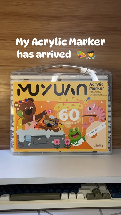 Finally, nakahanap na rin ako ng affordable acrylic markers #AcrylicMarkers #Muyuan #ShopeePHPaydaySale #MasMuraSaShopee #FreeCoinsInShopeeVideo