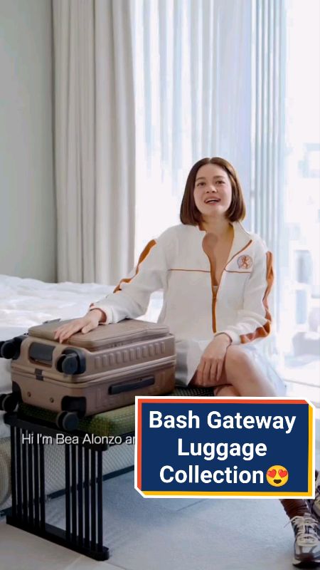BASH Gateway Luggage Collection #beaalonzo #basha #bashmanila #popoy #luxury #collection #travelbag #travelluggage #Christmas #gift #traveller