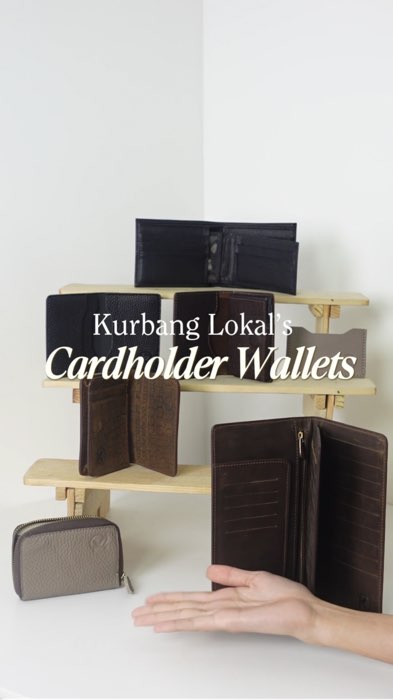 From slim cardholders to full wallets, we’ve got designs made for different everyday needs. #KurbangLokal