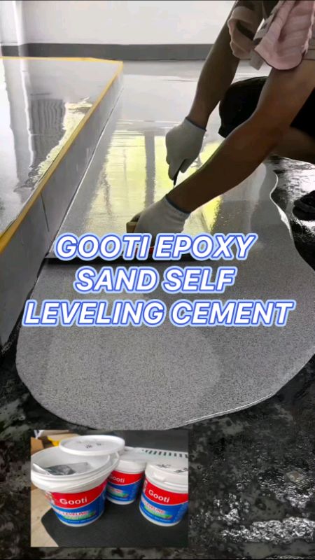 GOOTI Epoxy Colored Sand Self-Leveling Cement Floor Paint #MasMuraSaShopee #selfleveling #gooti #epoxy #trending