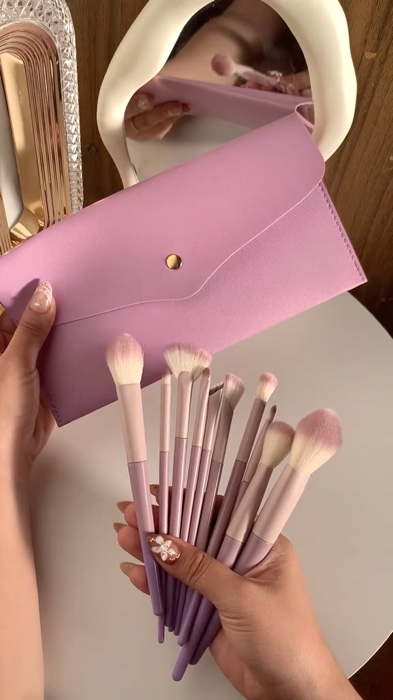 MAKE UP BRUSH SET #makeup #brush #tutorial #powder #looks #photogenic #girls #FreeCoinsInShopeeVideo