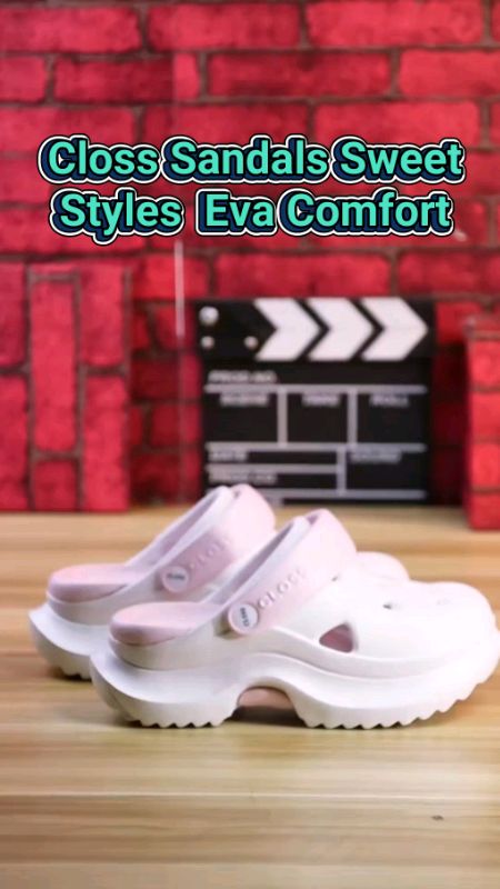 Closs Summer Thicksoled Nonslip Closetoe Sweet Styles  Eva Comfort  LigthnWeight Comportable Soft Sole Odor Resistant Height in Sandals
