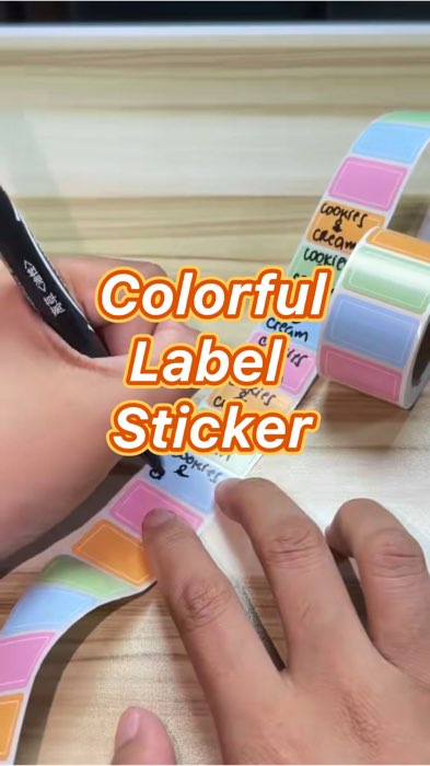 Colorful Label Sticker for Graham Bar #grahambarsticker#colorfullabelsticker#labelsticker