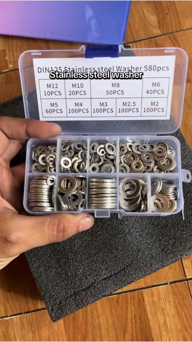 Stainless steel plain washer