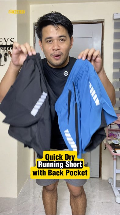 Quick Dry Short with Back Pocket #Running #jogging #workout #gym #quickdryshort