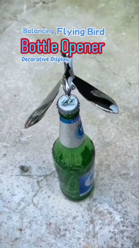 Balancing Bird Bottle Opener #bottleopener #display #decoration #flyingbirdbottleopener