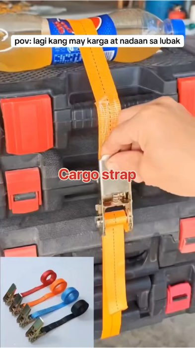 Super sa higpit naman talaga #cargostrap #strap #cargo #motorcycle