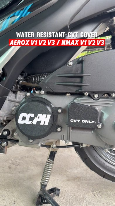 AEROX V1 V2 V3 & NMAX V1 V2 V3 - WATER RESISTANT CRANKCASE CVT COVER 3D PRINTED #aerox #nmax #cvtcover #3dprinted #crankcasecover #waterresistant #fyp