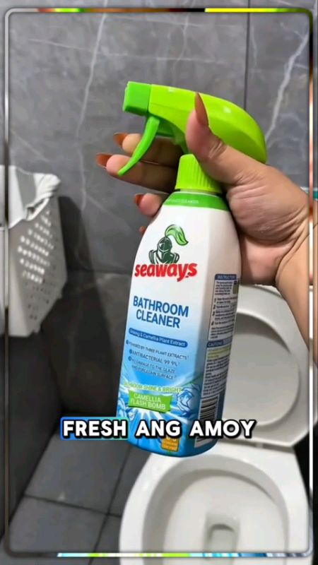 Seaways House Cleaner Three Bottles #seaways #housecleaner #bathroomcleaner #toilet #bathroom #fyp