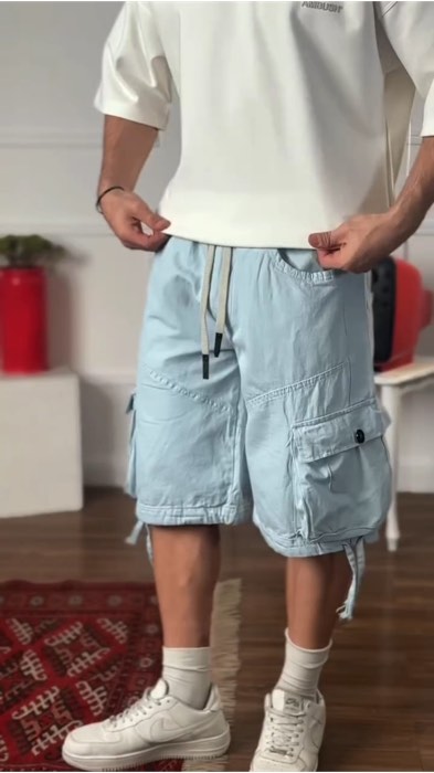 Cargo Shorts for Men #cargoshortsformen #MENSSHORT #shortformen #multipocketshort #fyp #foryoupage #6pocketshort #menscargoshorts