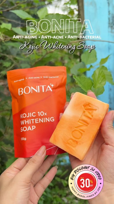 Anti-aging! Anti-acne! Anti-bacterial! #HugotSaShopee #ShopeePHPaydaySale #MasMuraSaShopee #bonita #kojicsoap #whiteningsoap #whitening #fyp #budol