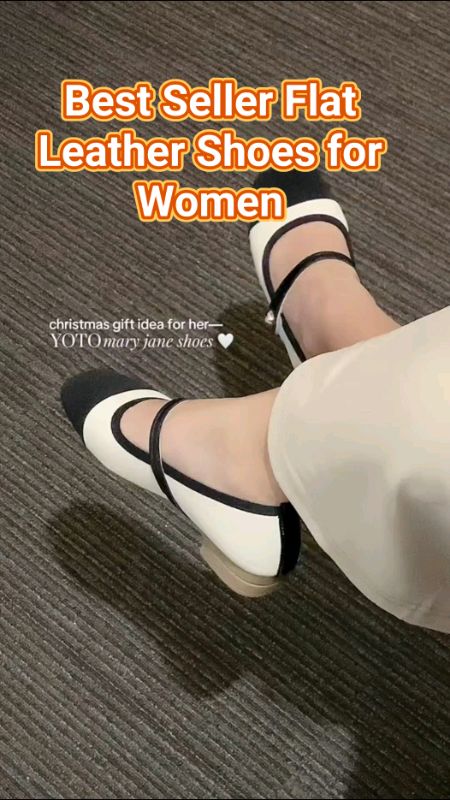 Best Seller Flat Shoes for Women Fashion Mary Jane Soft Leather‼️🛒💯♥️#shoes #trending#Fashion#sale #maryjaneshoes #flatshoes #soft #Outfit #women#fy