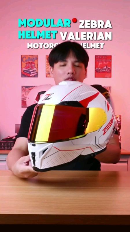 ZEBRA 2027 Valerian Avenger Revo Visor Modular Dual Visor Motorcycle Helmet #fy #fyp #MasMuraSaShopee #FreeCoinsInShopeeVideo #HugotSaShopee