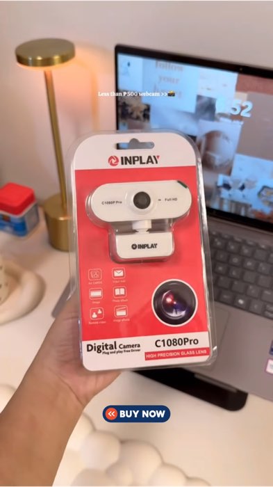 Less than 500 may webcam! #viral #webcamera #HugotSaShopee #inplay #affordablewebcam #viral #poldscart #computercamera #camara #livestream #game