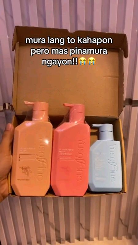 #yusofine #yusofineshampoo #haircare #yusofineconditioner #shampooandconditioner #haircareessentials #hairessentials #MasMuraSaShopee #HugotSaShopee