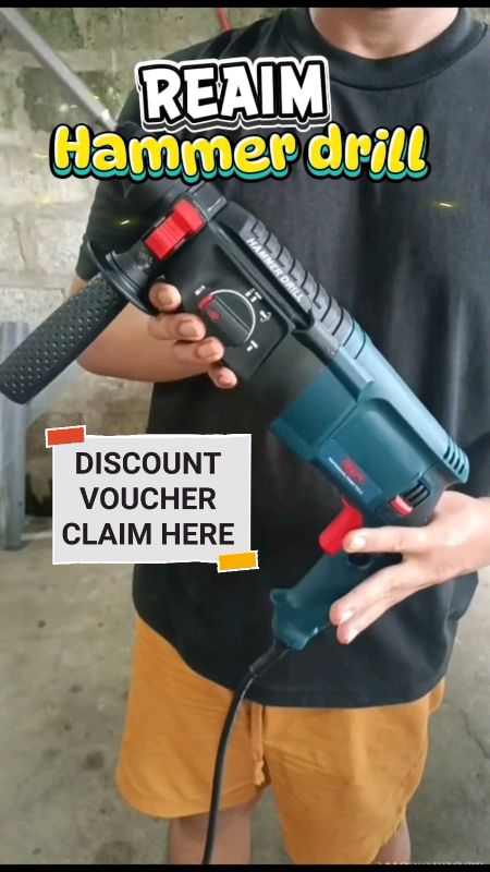 Perfect for everyday use! Heavy duty kaya sulit na sulit 💪#REAIM #rotaryhammer #hammerdrill #heavyduty