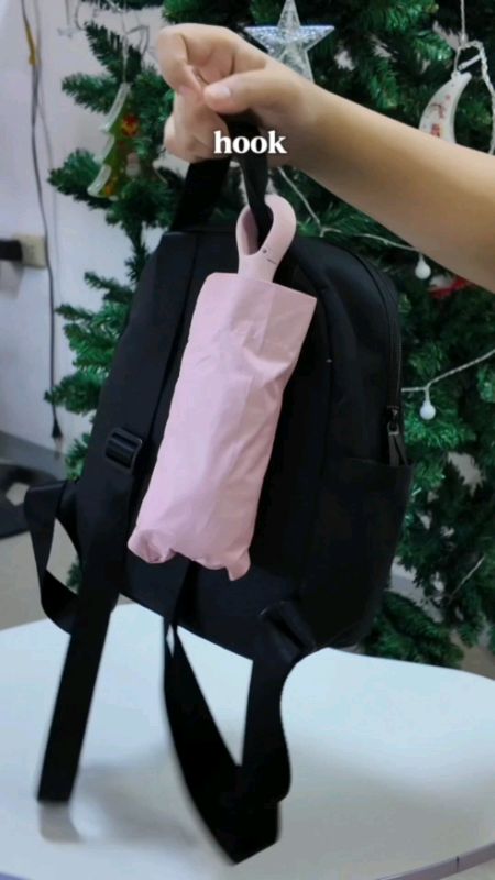 Mini pocket umbrella hook #miniumbrella #umbrella #payong #mini #pocket #hook #ring #buckle #CBLUE #portable #foldable #Rain #antiuv #Fashion #girl