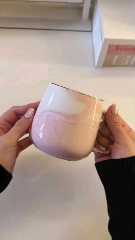 Nordic Ceramic Marble Mug