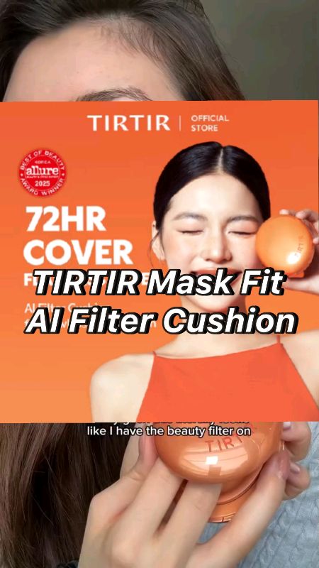 #TIRTIR Mask Fit AI Filter Cushion #makeup #facepowder #foundation #flawless #shopeetagtowin #beauty #shopeebeauty #fyp #ai #ctto #acne #concealer