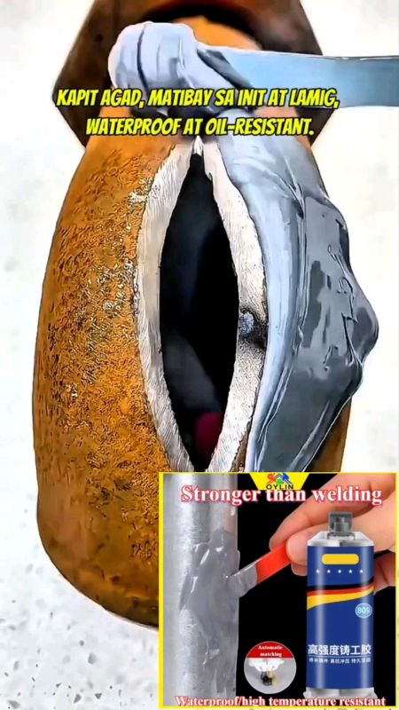 Metal Repair AB Glue Double Tub quick drying structural adhesive caster glue #metalrepair #glue #metalrepairingglue #abglue #pantakipbutas