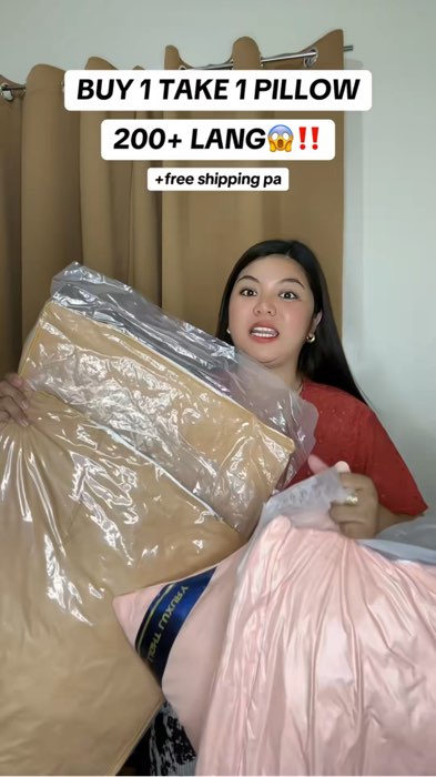 BUY 1 TAKE 1 Premium Hilton Pillow #hiltonpillow #pillow #buy1take1pillow #unan #FreeCoinsInShopeeVideo