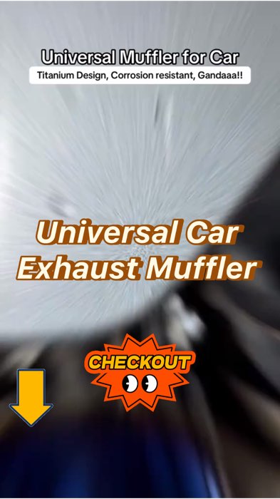 Universal Car Exhaust Muffler#FreeCoinsInShopeeVideo #MasMuraSaShopee