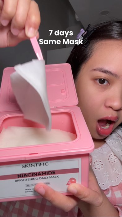 NEW face mask?! 💖   #sheetmaskph #sheetmaskholic #brighteningmask #beautyph #skincareph