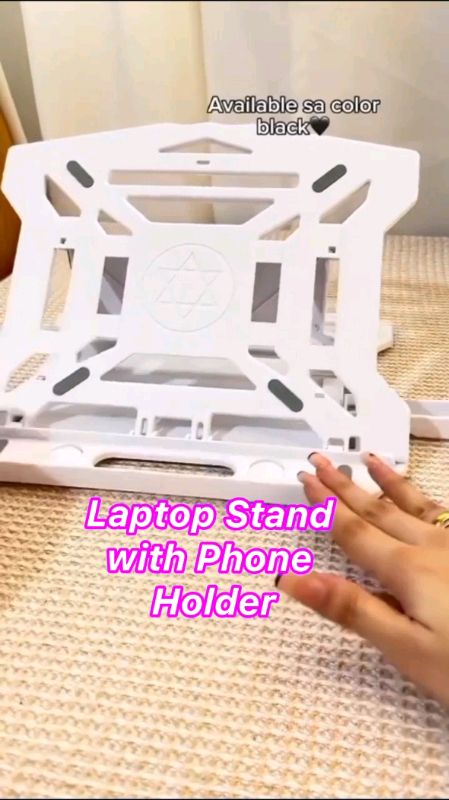 Laptop Stand with Phone Holder #shopeefinds #ShopeePHPaydaySale #FreeCoinsInShopeeVideo #fyp #MasMuraSaShopee #laptopstandholder #laptopstand