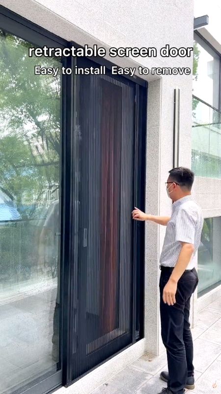 FOLDING SCREEN DOOR #screendoor #foldingscreendoor #slidingscreendoor #screen #antimosquitodoor