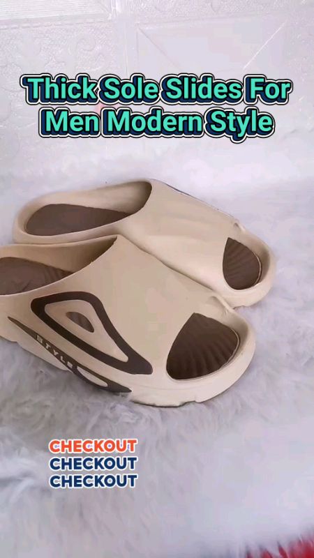 New Thick Sole Slides For Men Modern Style Slide (+1 up size)  #HugotSaShopee #MasMuraSaShopee #FreeCoinsInShopeeVideo #trending #getyours