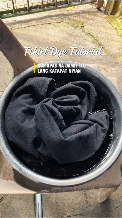 Kupas na damit ito lang kayapat niyan 👚#tshirt #dye #tiedye #dyeshirt
