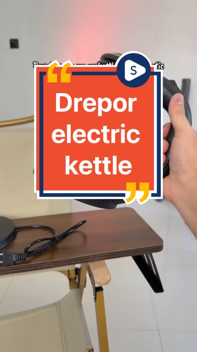 ￼Dreepor 2L Electric Kettle Stainless Steel Water Kettle Electric Heater Easy and Convenient #FreeCoinsInShopeeVideo #DreporStainlessSteelKettle