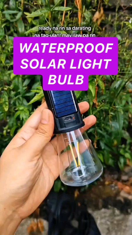 #MasMuraSaShopee #solarlightbulb #solarbulb #FreeCoinsInShopeeVideo #waterprooflight #fyp #HugotSaShopee #solarlight #campinglight #viral #trending