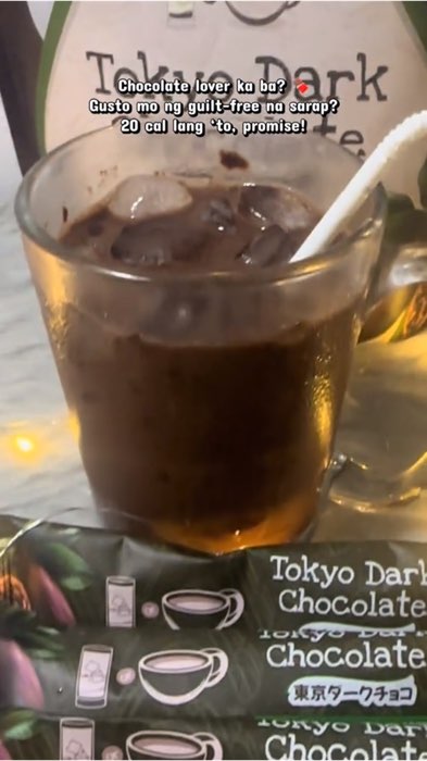 Super sarap nito, promise! 💯👍🏼 #SuperHabits #superhabitsdrinks #tokyodarkchocolate