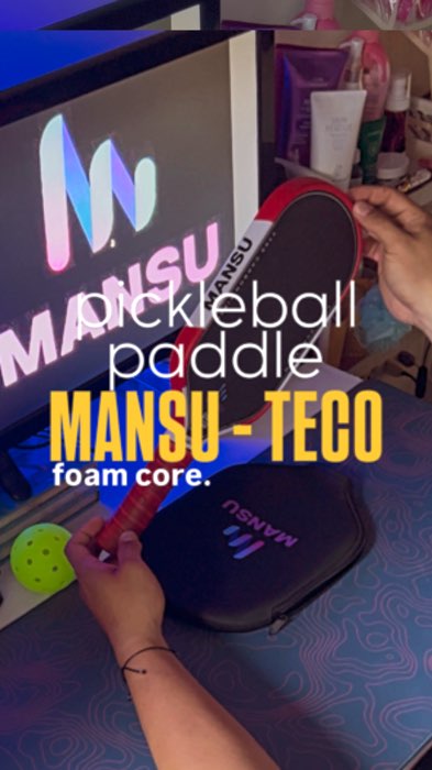 FOAM CORE Paddle na pasok sa budget! Mala boomsteak ang galawan 🔥💣💯 #paddle #pickleball #mansu #foamcore #shopeefinds #shopeebudol #fyp