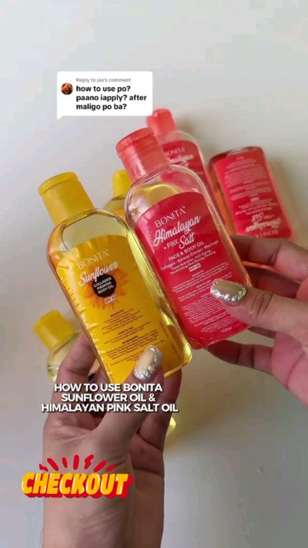 Marami ng nag try neto kaya huwag ka ng magpahuli..#bonita #bonitahimalayanpinksalt #bonitasunflower  #bonitahimalayanpinksaltoil #bodyoil #buy1take1