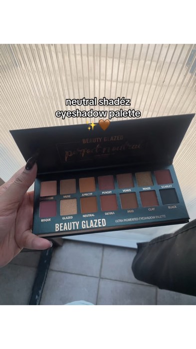 neutral shade eyeshadow for all ❤️ #beautyglazed #eyeshadowpalette #eyeshadow
